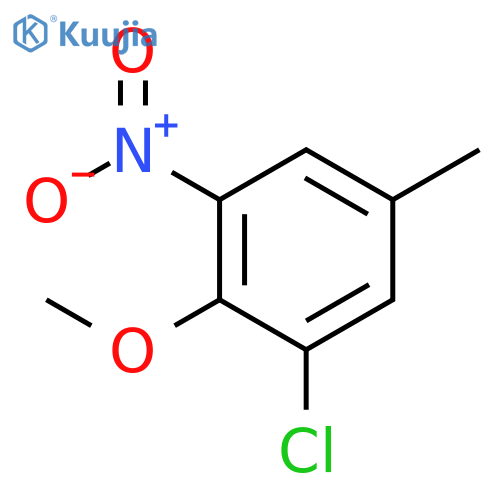 2-Chloro-4-methyl-6-nitroanisole structure