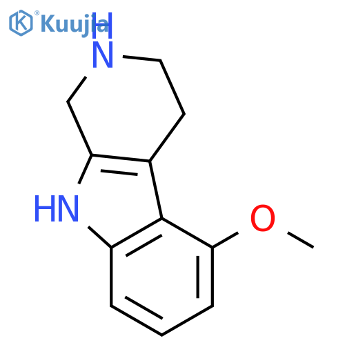 1H-Pyrido[3,4-b]indole,2,3,4,9-tetrahydro-5-methoxy- structure