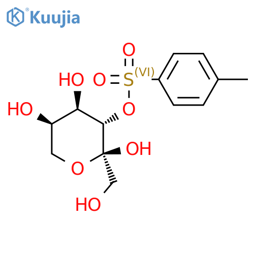 α-D-Fructopyranose, 3-(4-methylbenzenesulfonate) structure