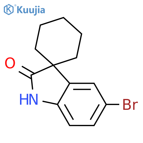 5'-Bromo-1',2'-dihydrospirocyclohexane-1,3'-indole-2'-one structure