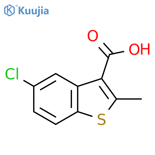 5-Chloro-2-methyl-1-benzothiophene-3-carboxylic acid structure