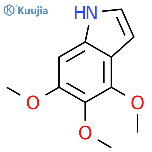 4,5,6-trimethoxy-1H-Indole structure