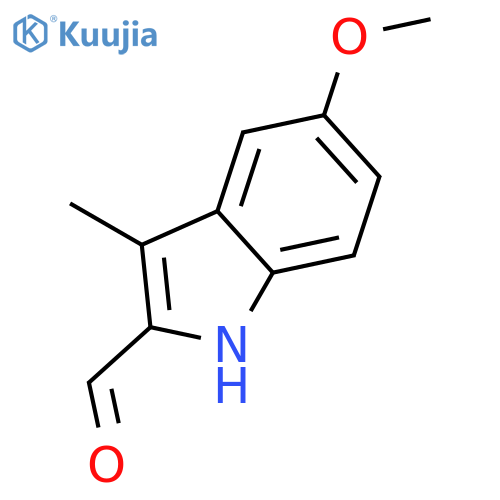 5-Methoxy-3-methyl-1H-indole-2-carbaldehyde structure