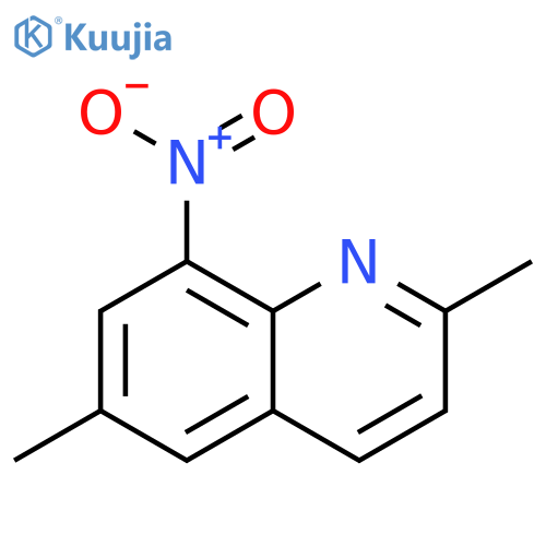 2,6-dimethyl-8-nitroquinoline structure