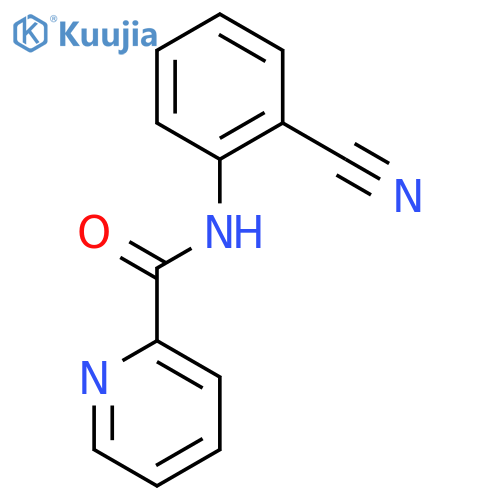 N-(2-cyanophenyl)picolinaMide structure