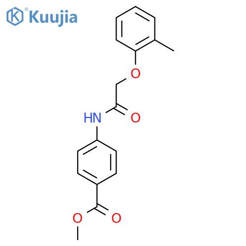 Methyl 4-(2-(o-tolyloxy)acetamido)benzoate structure