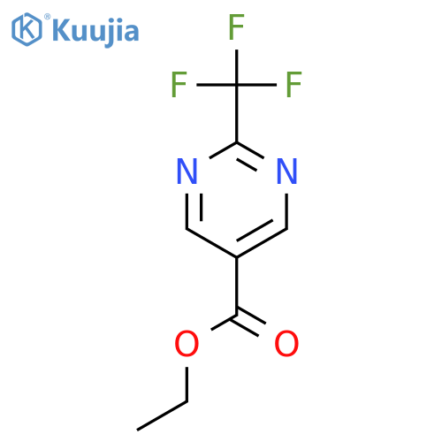 ethyl 2-(trifluoromethyl)pyrimidine-5-carboxylate structure