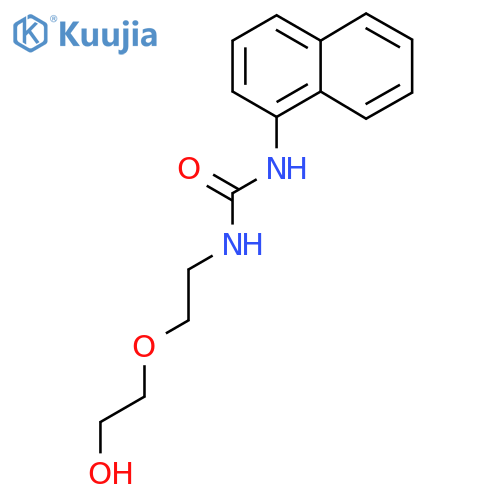 3-[2-(2-Hydroxyethoxy)ethyl]-1-(naphthalen-1-yl)urea structure