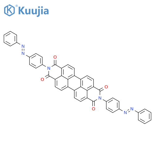 Anthra[2,1,9-def:6,5,10-d'e'f']diisoquinoline-1,3,8,10(2H,9H)-tetrone,2,9-bis[4-(2-phenyldiazenyl)phenyl]- structure