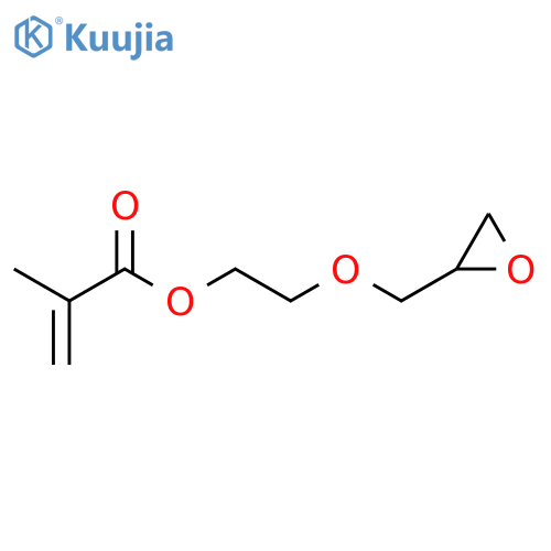 2-(Oxiran-2-ylmethoxy)ethyl Methacrylate structure