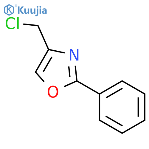 4-(chloromethyl)-2-phenyl-1,3-oxazole structure
