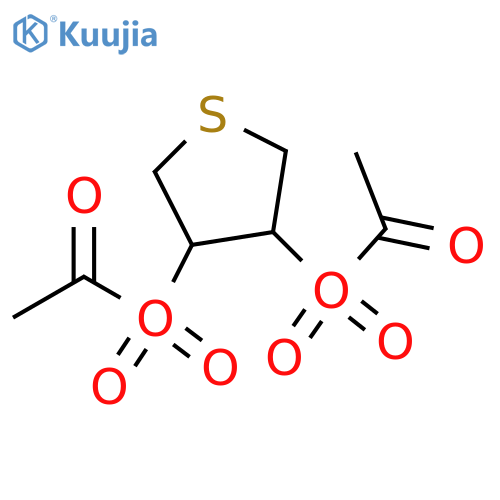 4-(acetyloxy)-1,1-dioxo-1lambda6-thiolan-3-yl acetate structure