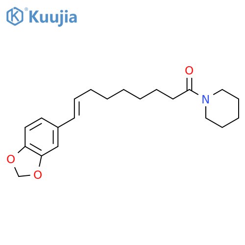 8-Nonen-1-one,9-(1,3-benzodioxol-5-yl)-1-(1-piperidinyl)-, (8E)- structure