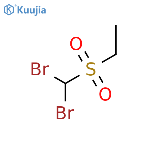 Ethane,[(dibromomethyl)sulfonyl]- structure