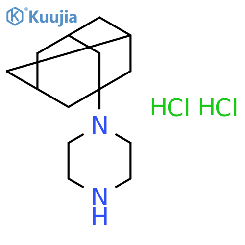 1-Adamantan-1-yl-piperazine Dihydrochloride structure