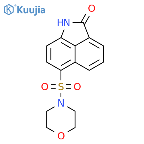 9-(morpholine-4-sulfonyl)-2-azatricyclo6.3.1.0^{4,12}dodeca-1(11),4,6,8(12),9-pentaen-3-one structure