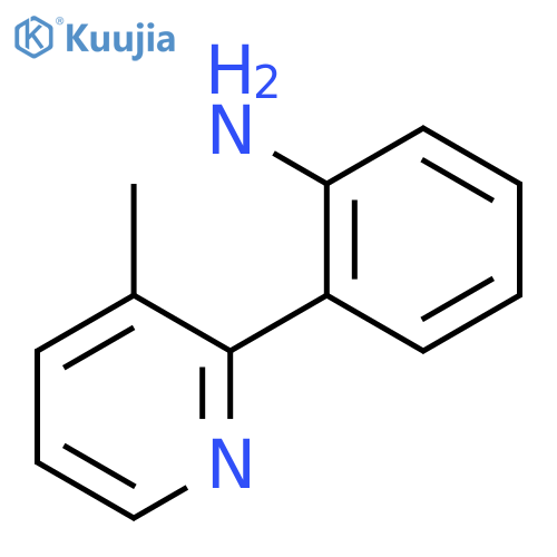 Benzenamine,2-(3-methyl-2-pyridinyl)- structure
