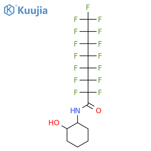 2,2,3,3,4,4,5,5,6,6,7,7,8,8,8-pentadecafluoro-N-(2-hydroxycyclohexyl)octanamide structure