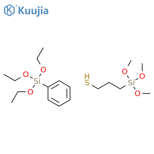 1-Propanethiol, 3-(trimethoxysilyl)-, polymer with triethoxyphenylsilane structure