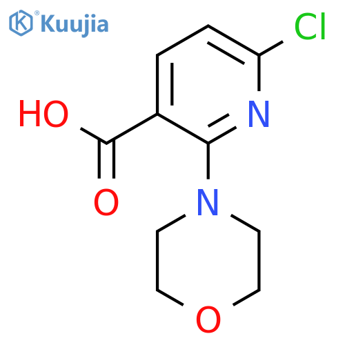 6-Chloro-2-morpholinonicotinic acid structure
