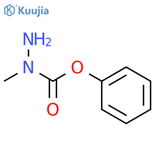 Hydrazinecarboxylic acid, 1-methyl-, phenyl ester structure