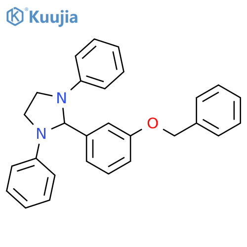 2-3-(benzyloxy)phenyl-1,3-diphenylimidazolidine structure