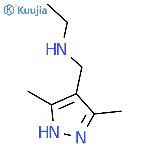 1H-Pyrazole-4-methanamine,N-ethyl-3,5-dimethyl- structure