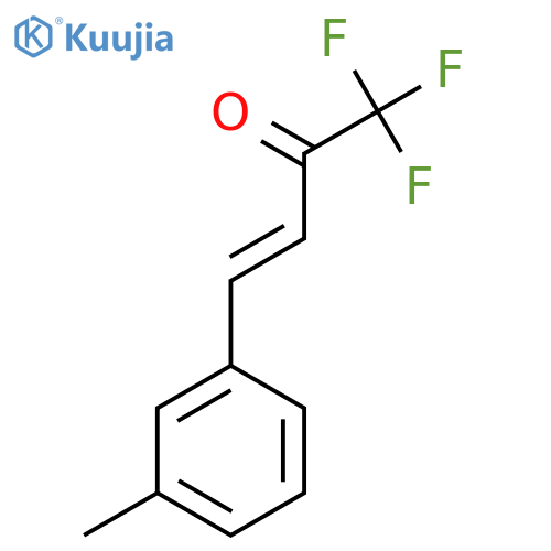 (3E)-1,1,1-Trifluoro-4-(3-methylphenyl)but-3-en-2-one structure