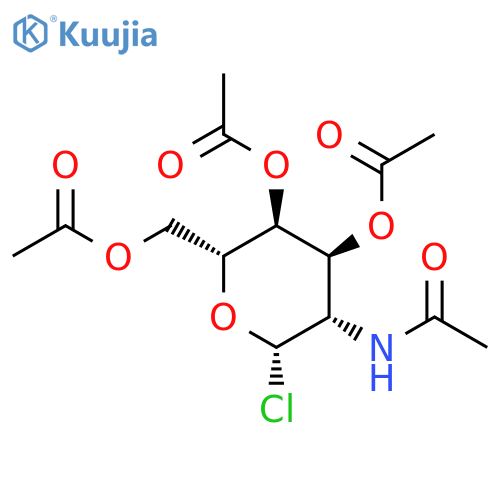 Chloro 2-Acetamido-2-deoxy-3,4,6-tri-O-acetyl-α-D-glucopyranose structure