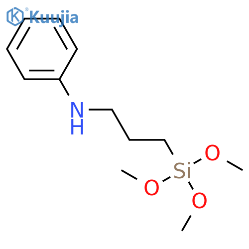 N-3-(Trimethoxysilyl)propylaniline structure