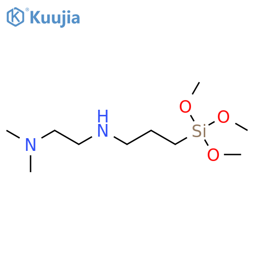 1,2-Ethanediamine, N,N-dimethyl-N'-[3-(trimethoxysilyl)propyl]- structure