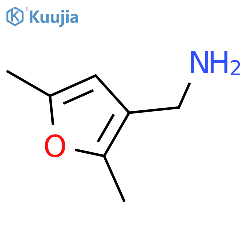 (2,5-dimethylfuran-3-yl)methanamine structure