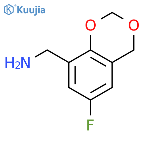 (6-Fluoro-4H-1,3-benzodioxin-8-yl)methanamine structure