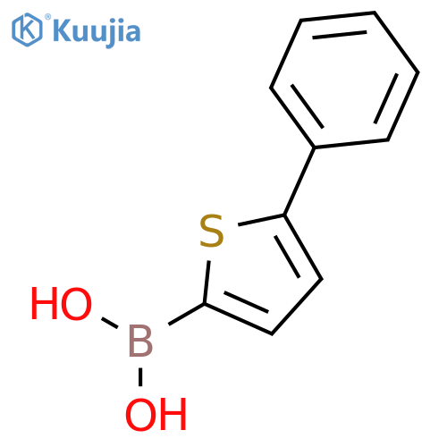 (5-Phenylthiophen-2-yl)boronic acid structure