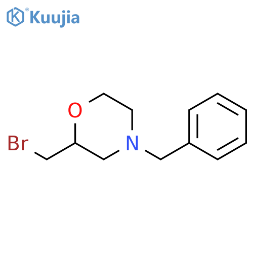 4-Benzyl-2-(bromomethyl) morpholine structure