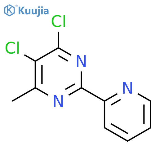4,5-Dichloro-6-methyl-2-(2-pyridyl)pyrimidine structure