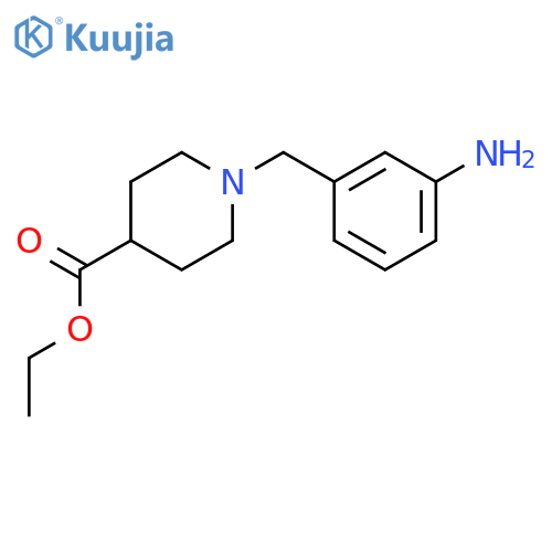 Ethyl 1-(3-Aminobenzyl)piperidine-4-carboxylate structure