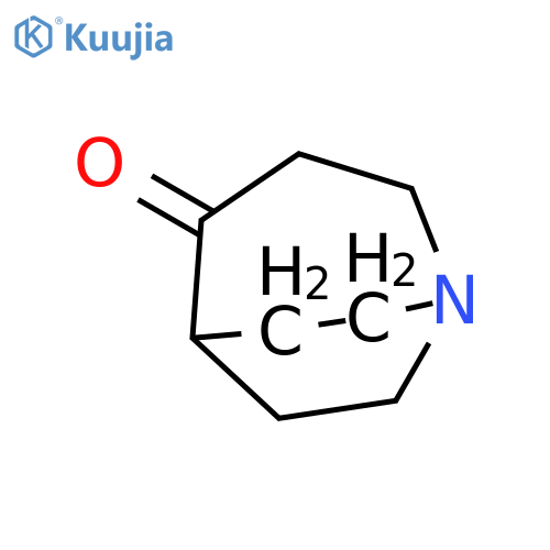 1-AZABICYCLO(3,2,2)NONAN-4-ONE structure