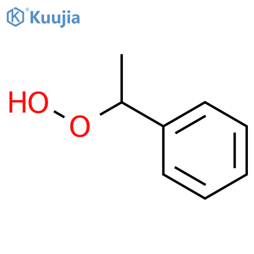 1-Hydroperoxy-1-phenylethane structure