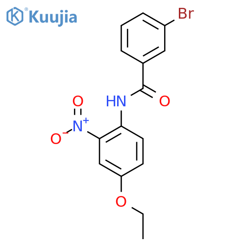 3-bromo-N-(4-ethoxy-2-nitrophenyl)benzamide structure