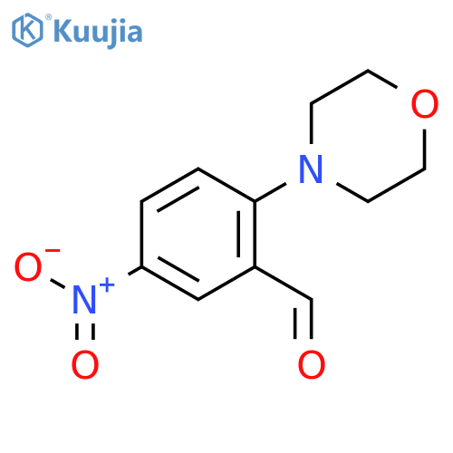 2-Morpholino-5-nitrobenzaldehyde structure
