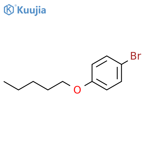 4-N-Amyloxybromobenzene structure