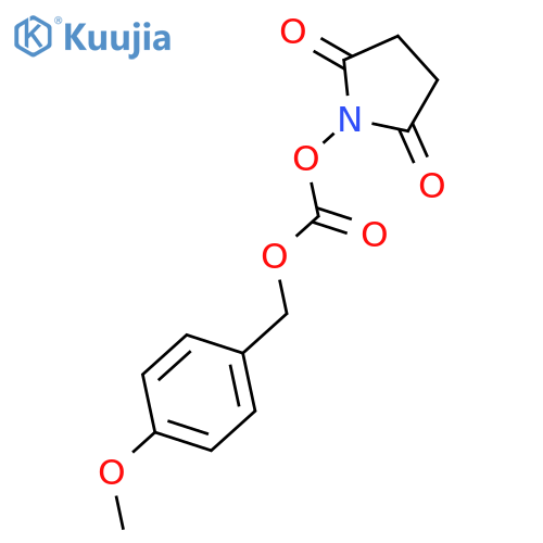 1-({[(4-Methoxyphenyl)methoxy]carbonyl}oxy)pyrrolidine-2,5-dione structure