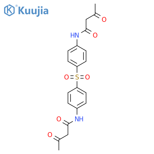 Butanamide, N,N'-(sulfonyldi-4,1-phenylene)bis[3-oxo- structure