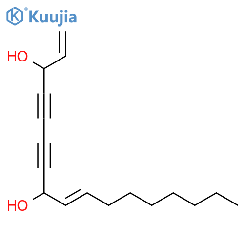 1,9-Heptadecadiene-4,6-diyne-3,8-diol structure