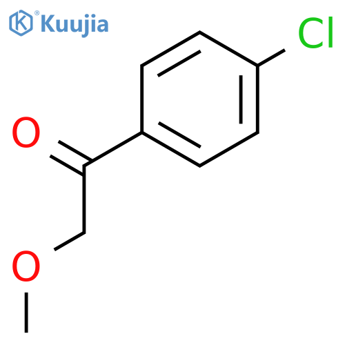 1-(4-chlorophenyl)-2-methoxyethan-1-one structure