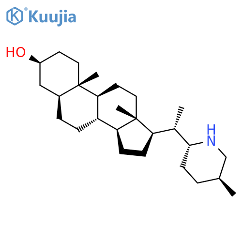 Pregnan-3-ol, 20-[(2R,5S)-5-methyl-2-piperidinyl]-, (3b,5a,20S)- structure