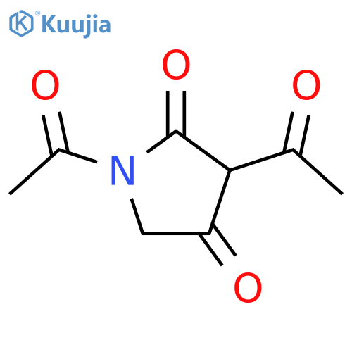 2,4-Pyrrolidinedione,1,3-diacetyl- structure