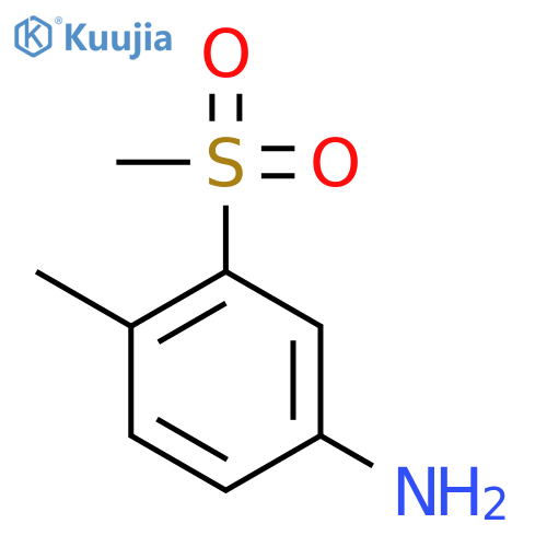 4-Methyl-3-(methylsulfonyl)aniline structure