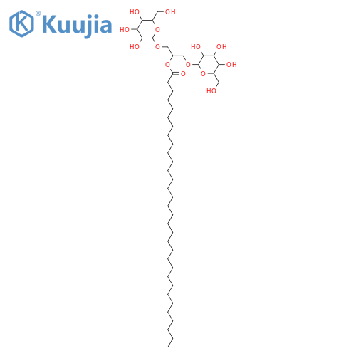 Glycerol 2-alkanoates; Glycerol 2-dotriacontanoate, 1-O-α-D-Glucopyranoside, 3-O-β-D-glucopyranoside structure